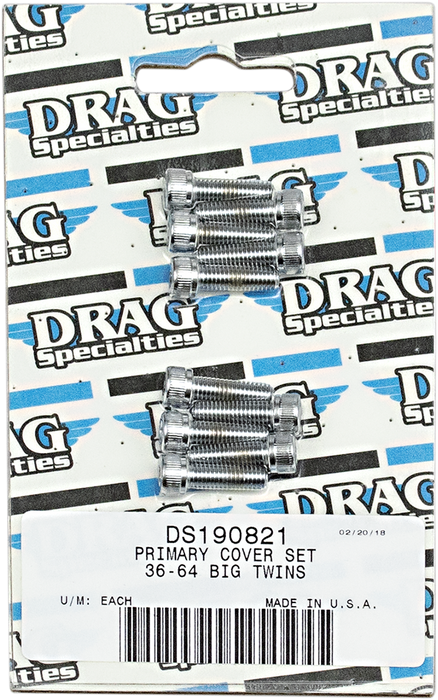 DRAG SPECIALTIES Socket Head Primary Cover Bolts - Big Twin '36-'64 MK159