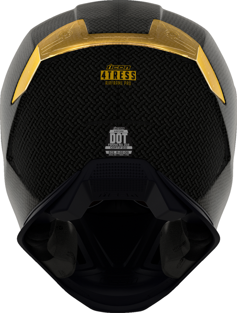 ICON Airframe Pro™ Motorcycle Helmet - Carbon 4Tress - Yellow - Small 0101-16660