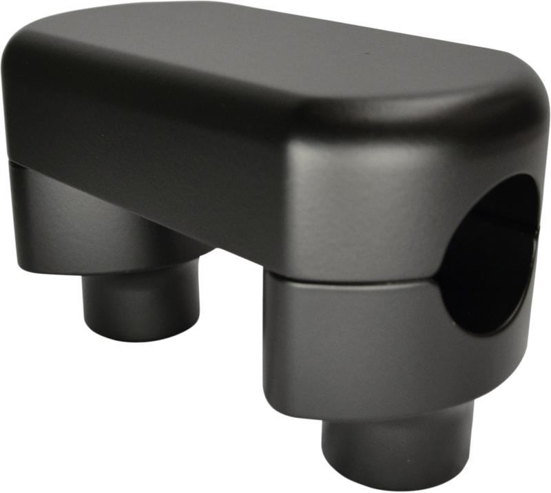 LA CHOPPERS Risers - Hefty - Top - 1-1/2" - Flat Black LA-7446-01M