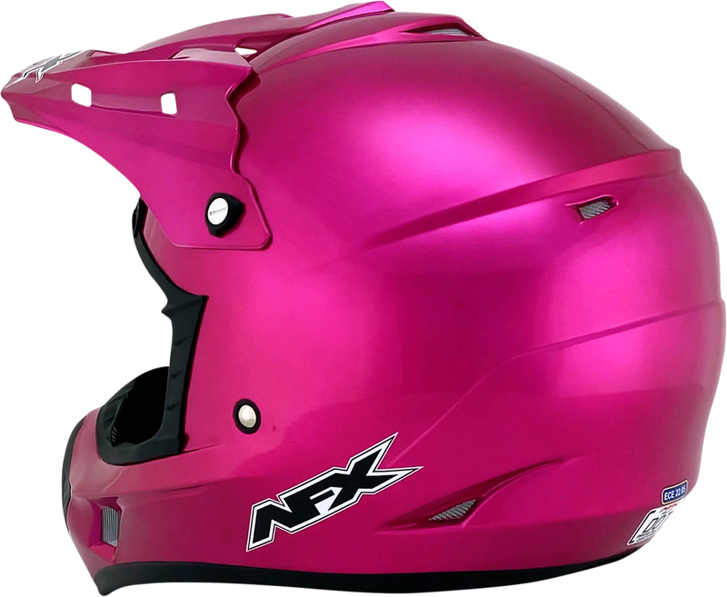AFX FX-17Y Motorcycle Helmet - Fuchsia - Small 0111-0946