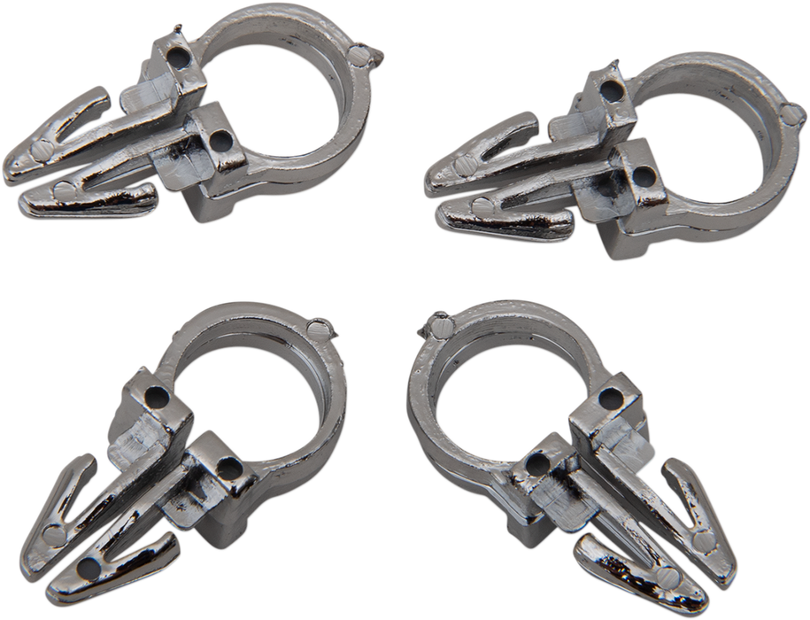 DRAG SPECIALTIES Handlebar Wiring Clips- 3/8" - 4PK 31-0001-4-HC3