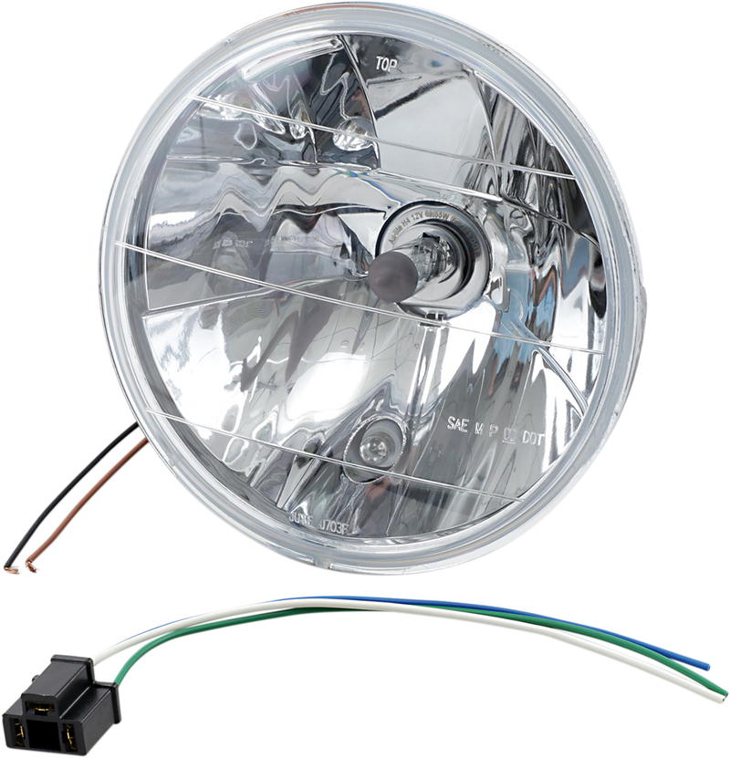 DRAG SPECIALTIES 7" Headlight with Running Light 160395-LBX1