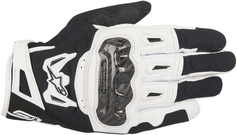 ALPINESTARS SMX-2 Air Carbon V2 Gloves - Black/White - Large 3567717-12-L