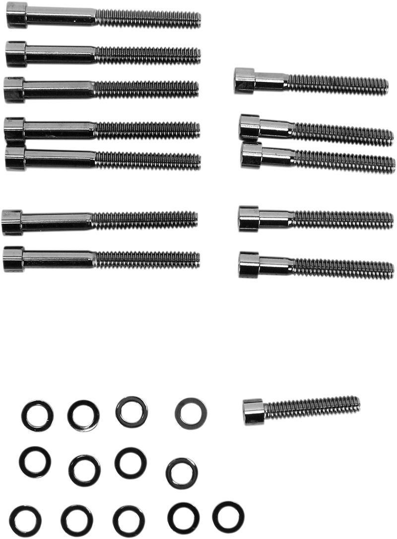 DRAG SPECIALTIES Bolt Kit - Smooth - Camshaft Cover MK687SBK