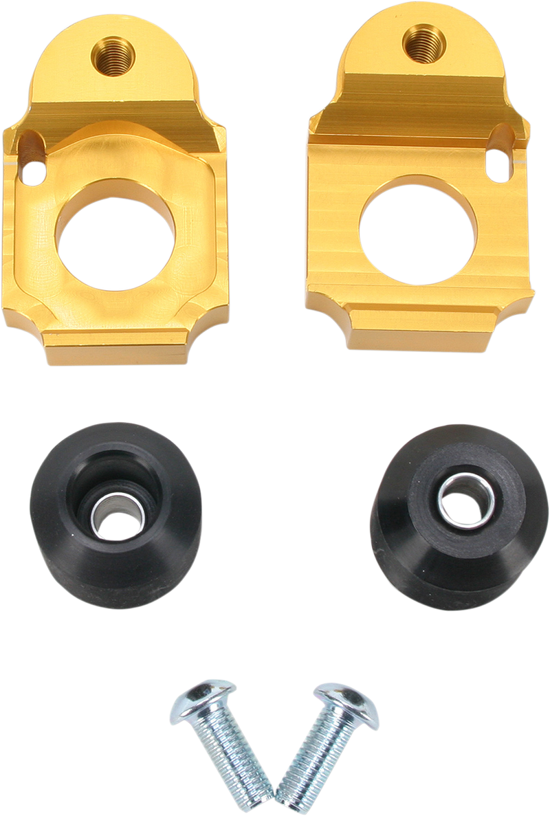 DRIVEN RACING Axle Block Sliders - Suzuki - Gold DRAX-102-GD