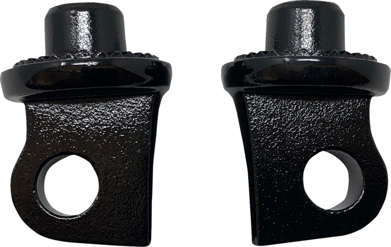 KODLIN MOTORCYCLE Splined Peg Adapter - Male - Black K73252