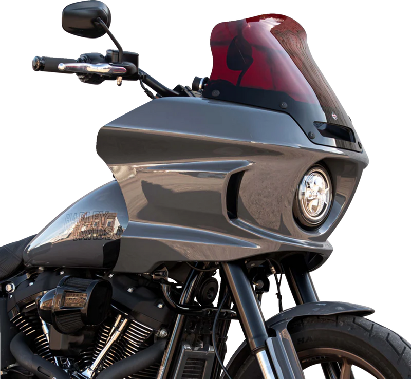 KLOCK WERKS Kolor Flare™ Sport Windshield - 8" - Red - FXLRST KWW-02-0629