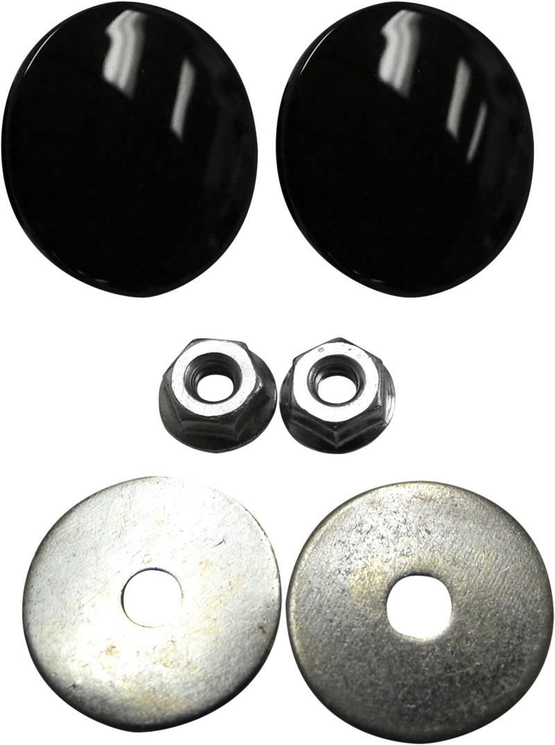 LA CHOPPERS Mirror Mount Covers - Black LA-9001-00B