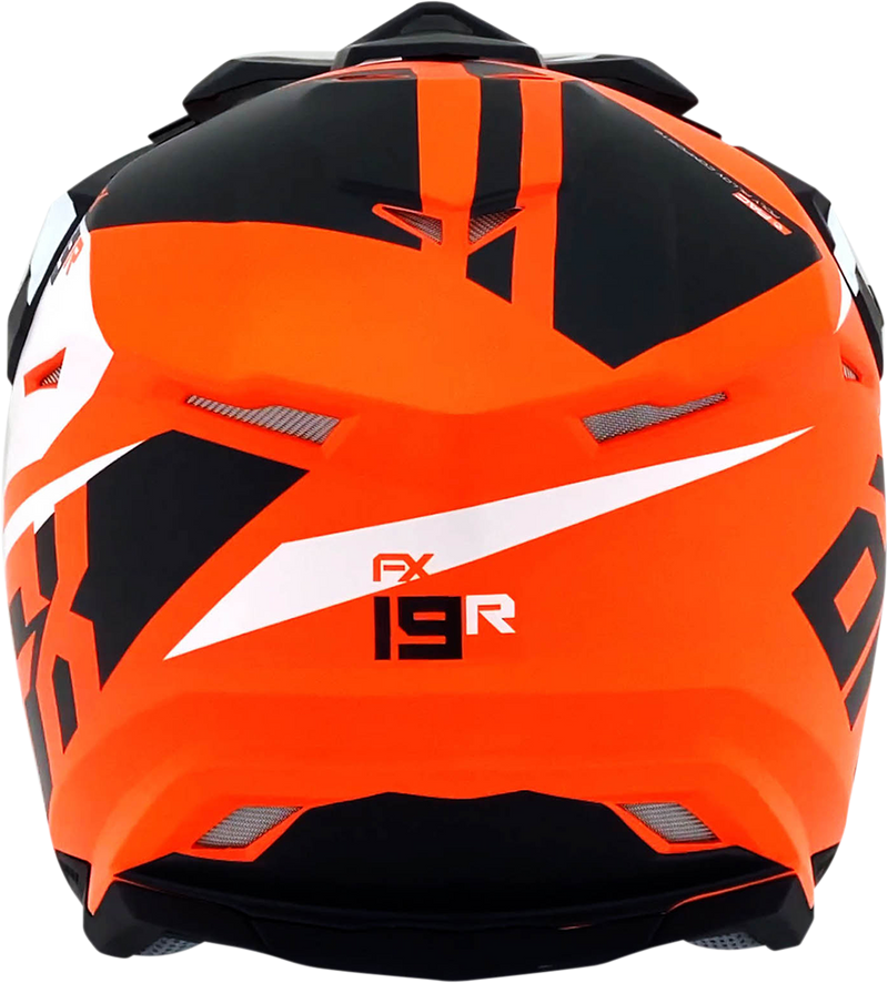 AFX FX-19R Motorcycle Helmet - Racing - Matte Orange - Small 0110-7083