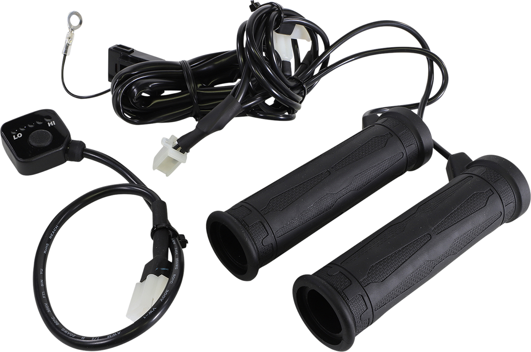 KOSO NORTH AMERICA Grips - Heated - Thumb Throttle - 5 Level - 7/8" AM10710G