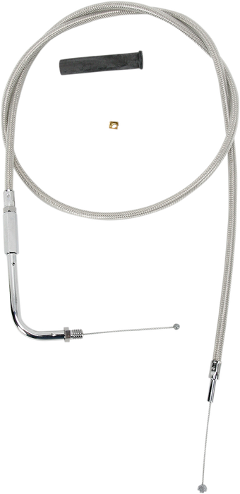 DRAG SPECIALTIES Throttle Cable - 42" - Braided 5331102B