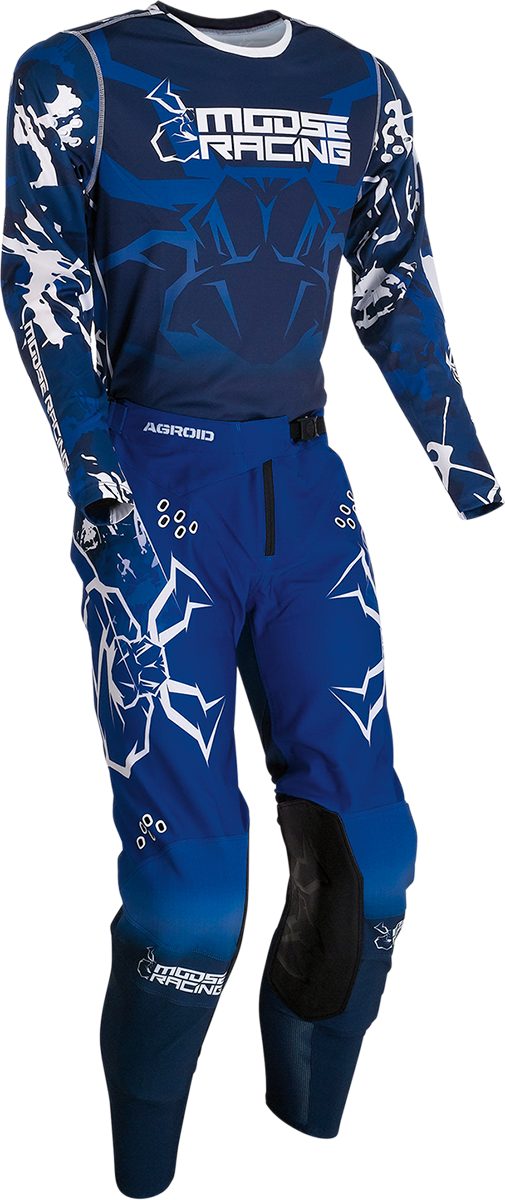 MOOSE RACING Agroid Pants - Blue/White - 30 2901-10097