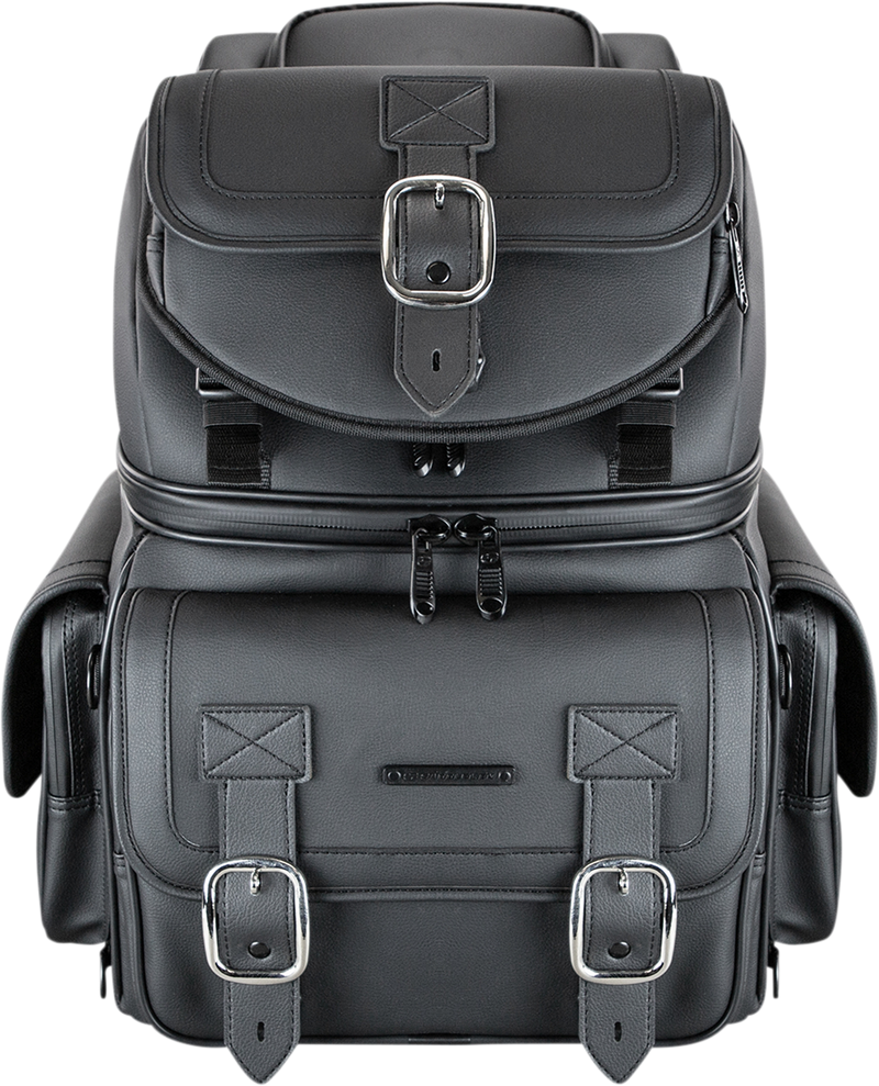 SADDLEMEN BR3400D Sissy Bar Bag - Black EX000972