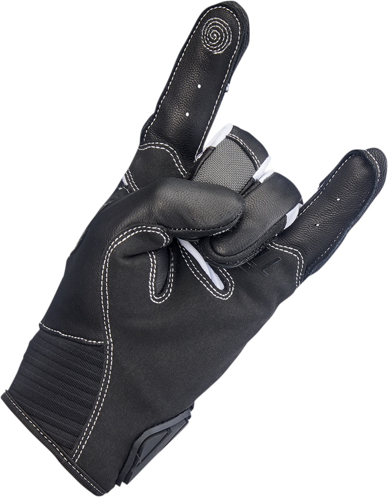 BILTWELL Bridgeport Gloves - Gray - XL 1509-1101-305