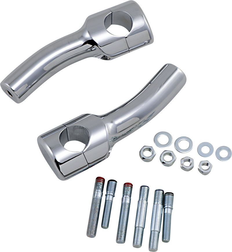 DRAG SPECIALTIES Risers - Big Buffalo - Pullback - 5-1/2" - Chrome 0602-0469