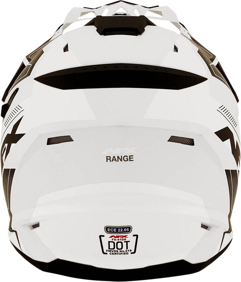 AFX FX-41 Motorcycle Helmet - Range - Matte White - Small 0140-0076