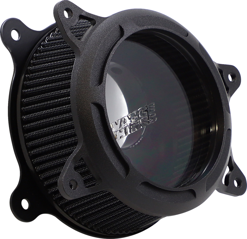 VANCE & HINES VO2 Insight Air Cleaner - M8 - Black Wrinkle Softail / Glide  2017-2024 41077