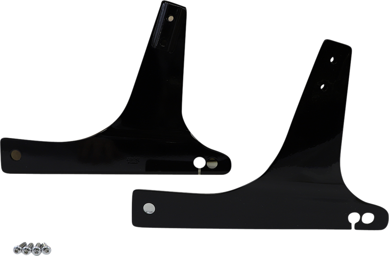 DRAG SPECIALTIES Side Plates - Black 50263840