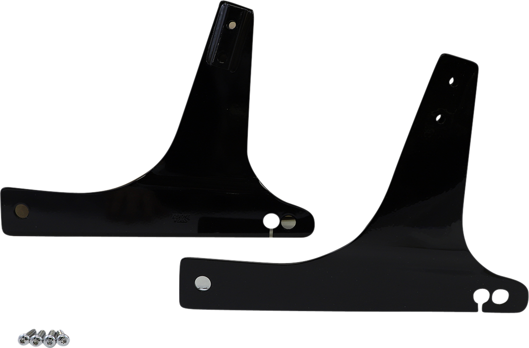 DRAG SPECIALTIES Side Plates - Black 50263840