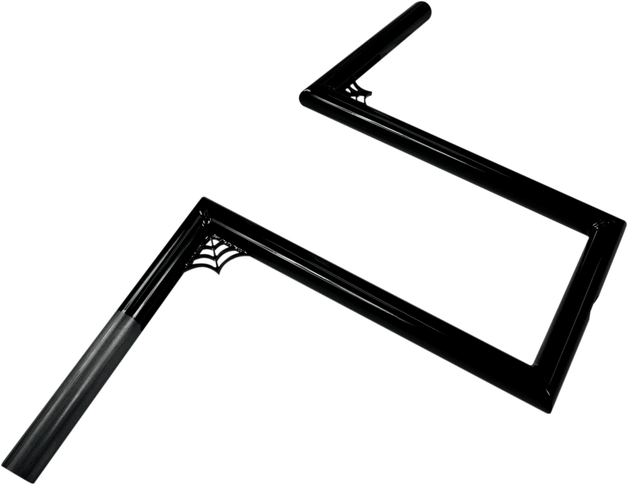 LA CHOPPERS Handlebar - Web T - 12" - Black LA-7380-W12B