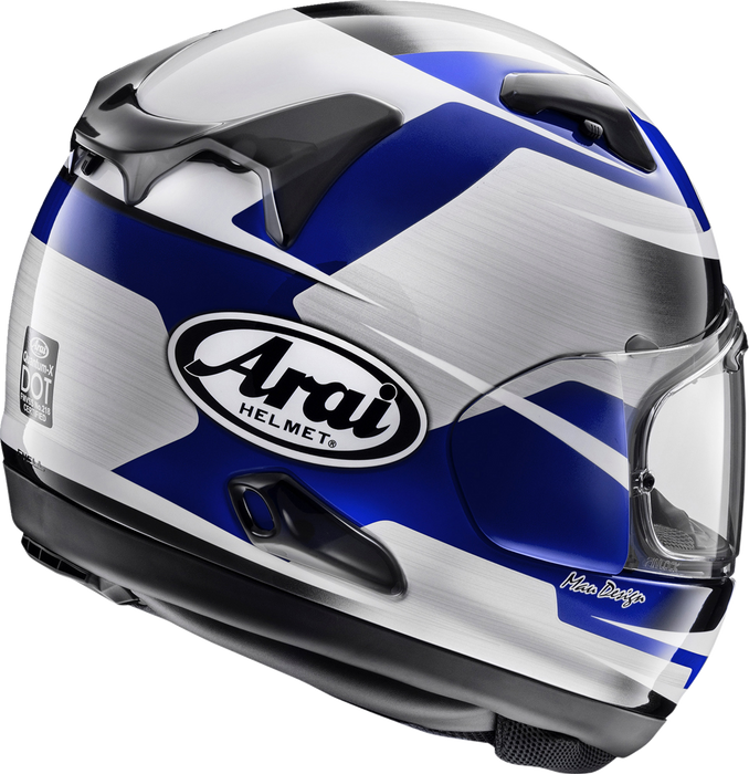 ARAI Quantum-X Motorcycle Helmet - Steel - Blue - Small 0101-15743