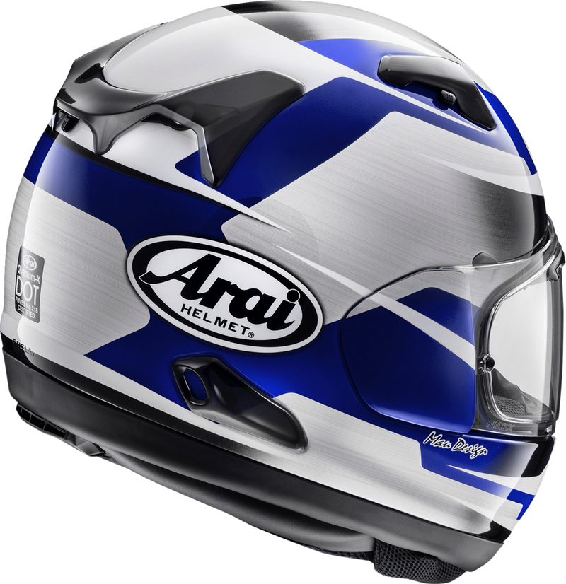 ARAI Quantum-X Motorcycle Helmet - Steel - Blue - Medium 0101-15744
