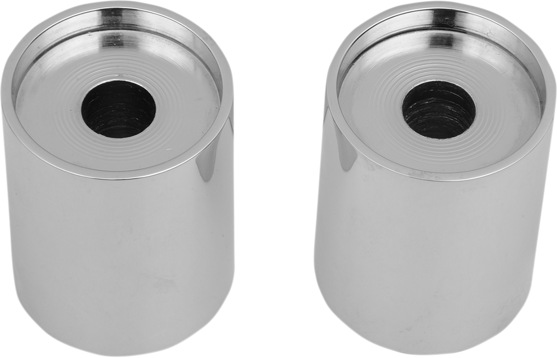 LA CHOPPERS Riser Extensions - 2" x 1-1/2" - Chrome LA-7413-53