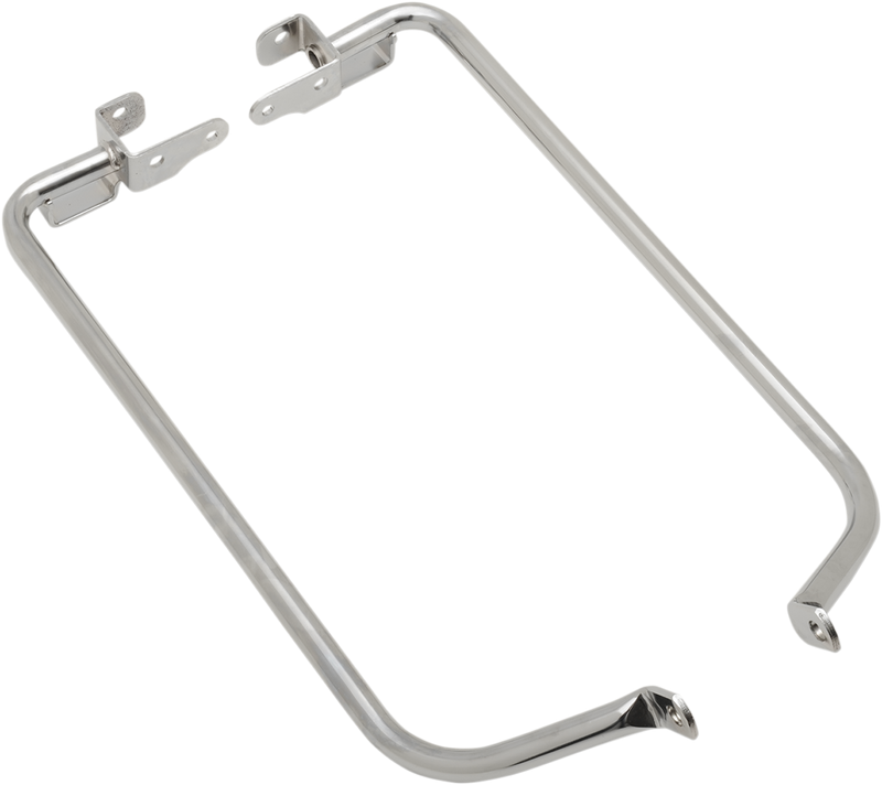 DRAG SPECIALTIES Saddlebag Support Brackets - Chrome - '14-'22 FLT S77-0148