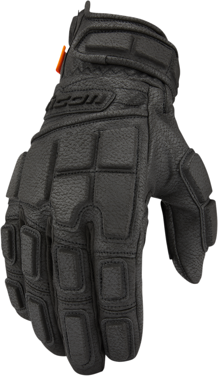 ICON Motorhead3™ CE Motorcycle Gloves - Black - XL 3301-4240