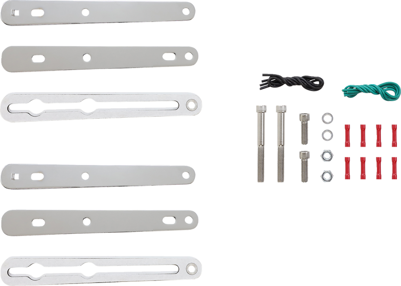 SADDLEMEN Turn Signal Relocation Kit - Sportster - Chrome 2020-0349