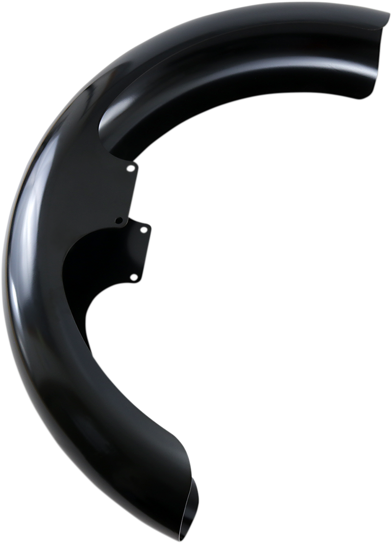 KLOCK WERKS Wrapper Front Fender Kit - Black - Steel - 21" KWF-02-0005