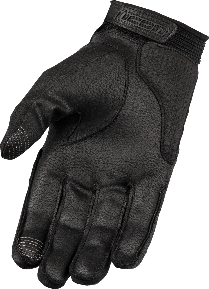 ICON Superduty3™ Motorcycle Gloves - Black - Large 3301-4596