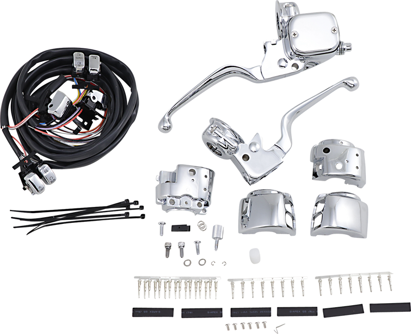 DRAG SPECIALTIES Handlebar Controls - 9/16" Master Cylinder - '96 - '11 H07-0748AK