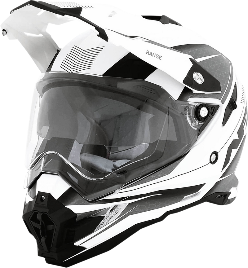 AFX FX-41 Motorcycle Helmet - Range - Matte White - Small 0140-0076