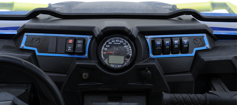 MOOSE UTILITY Dash Plate - Left - Blue 100-4342-PU
