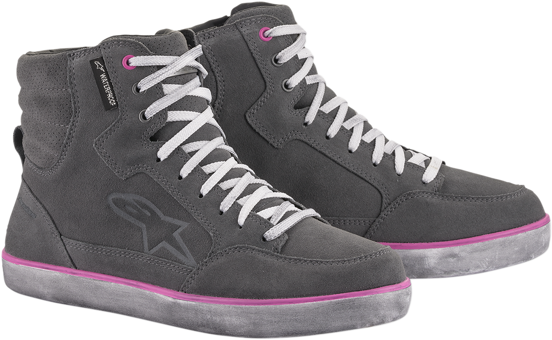 ALPINESTARS J-6 Waterproof Women's Shoes - Gray/Pink - US 9 254222090959
