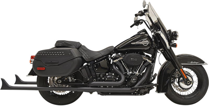 BASSANI XHAUST Fishtail Exhaust without Baffle - 39" 2018-2021 1S76EB39