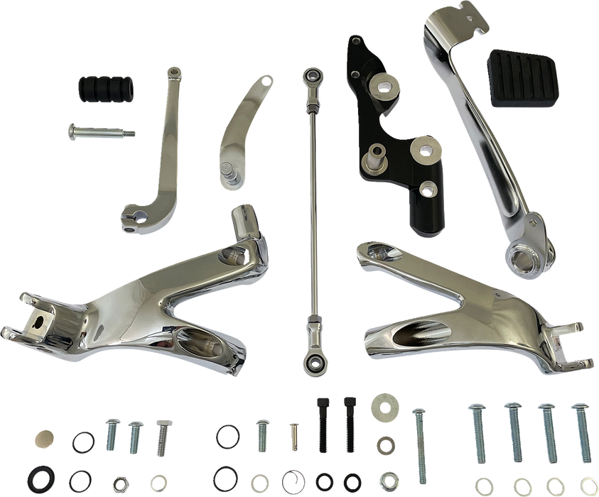 DRAG SPECIALTIES Forward Control Kit - Softail - Chrome D35-0224C