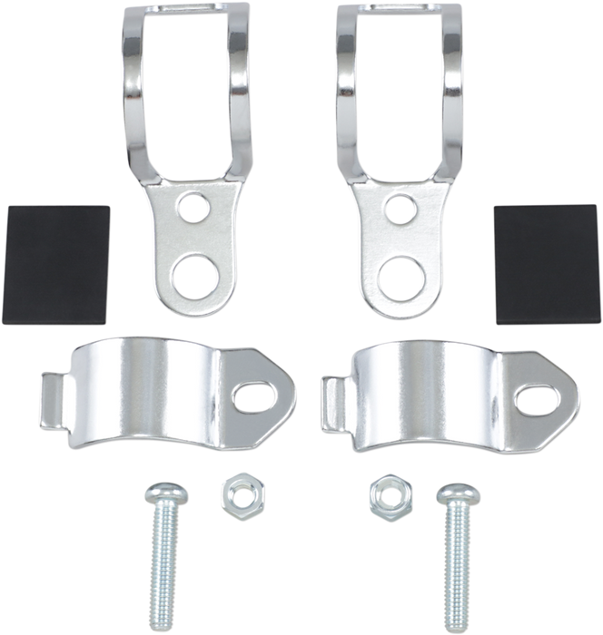 DRAG SPECIALTIES Fork-Mount Marker Lite Brackets 11368-HC3