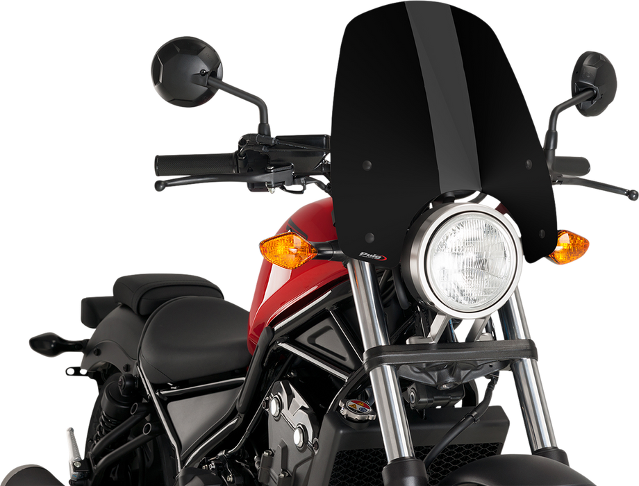 PUIG HI-TECH PARTS New Generation Windscreen - Black 9462N