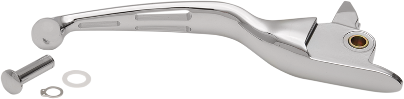 DRAG SPECIALTIES Brake Lever - Wide Blade - Slotted - Chrome H07-0601-B