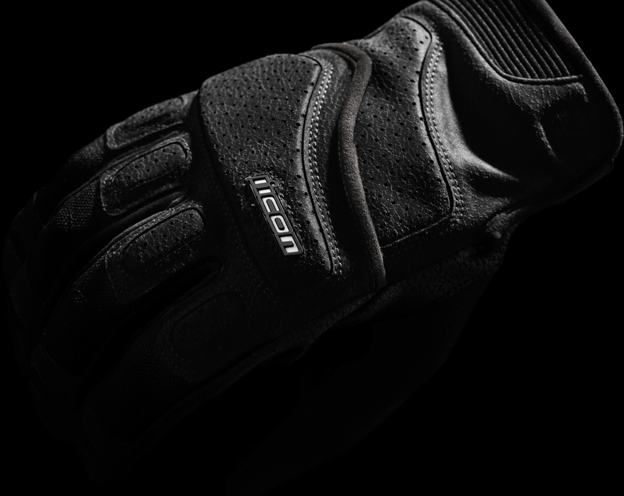 ICON Superduty3™ Motorcycle Gloves - Black - Small 3301-4594