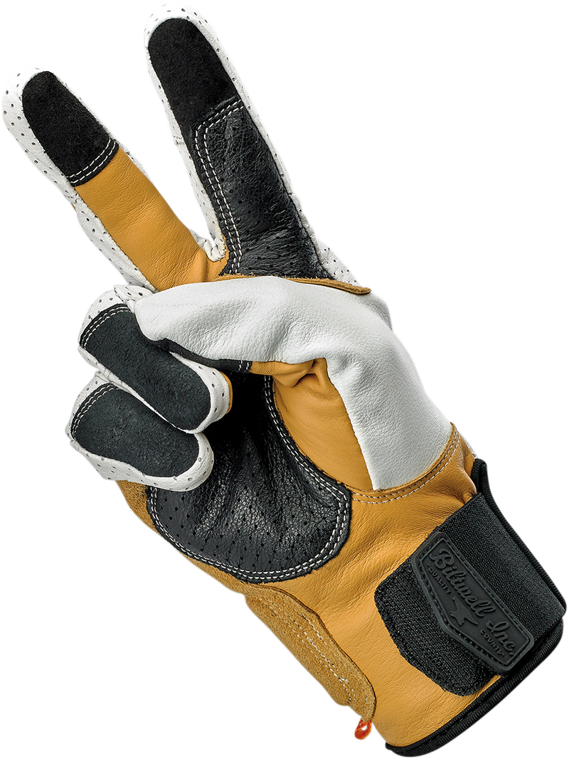 BILTWELL Borrego Gloves - Cement - Small 1506-0409-302