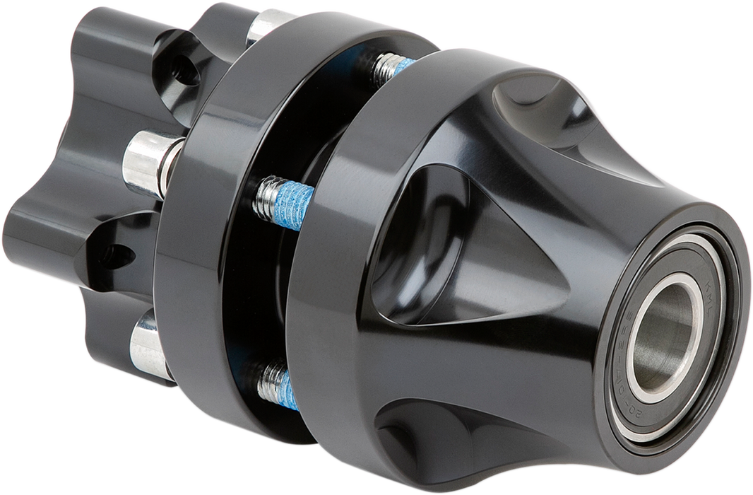 ARLEN NESS Hub - Single Disc - Front - Black - '08-'17 FLST 71-612