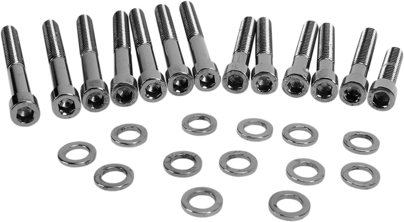 DRAG SPECIALTIES Bolt Kit - Smooth - Camshaft Cover MK687SBK