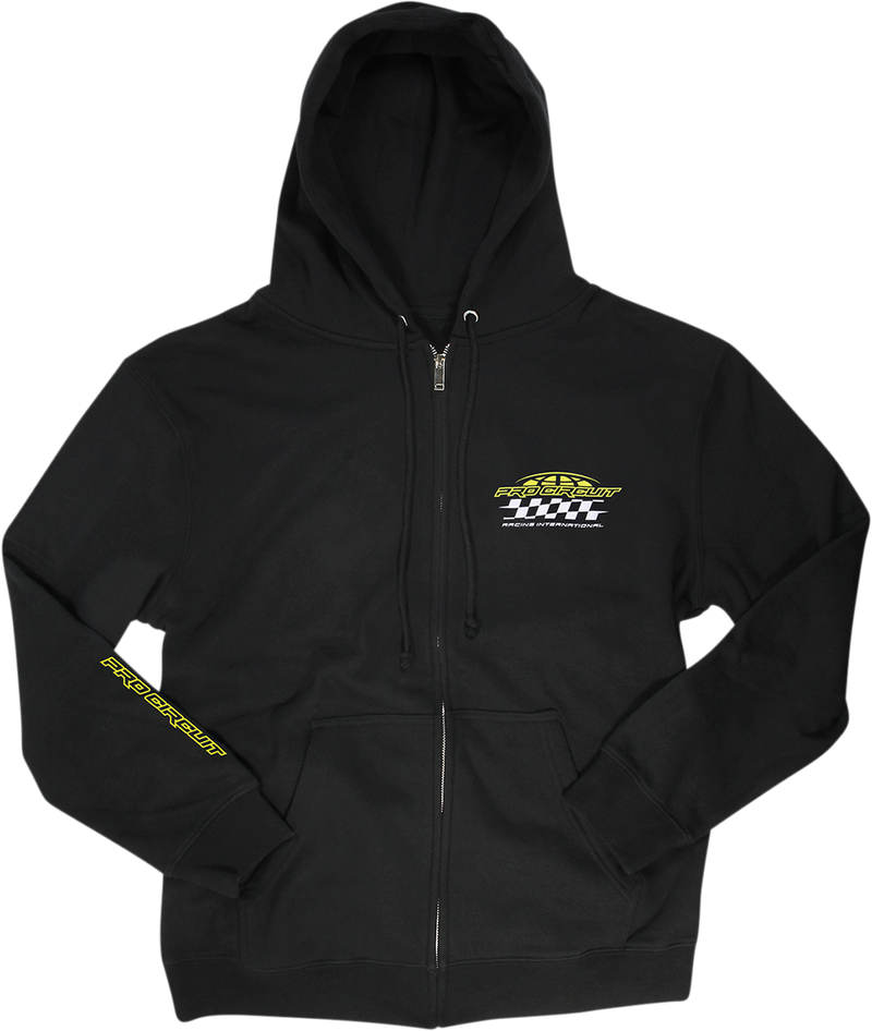 PRO CIRCUIT Racer Zip Hoodie - Black - 3XL 6511920-060