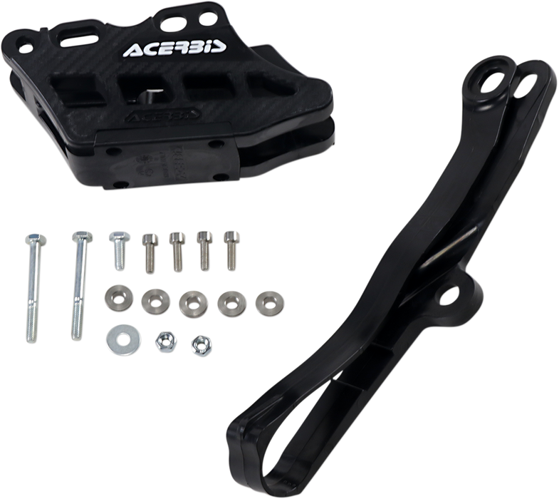 ACERBIS Chain Guide 2.0 and Slider Kit - Kawasaki - Black 2734950001