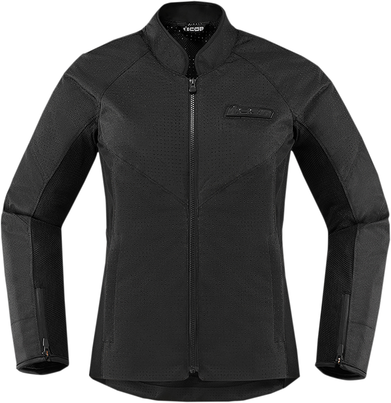 ICON Women's Hooligan Perf Jacket - Stealth - 2XL 2822-1334