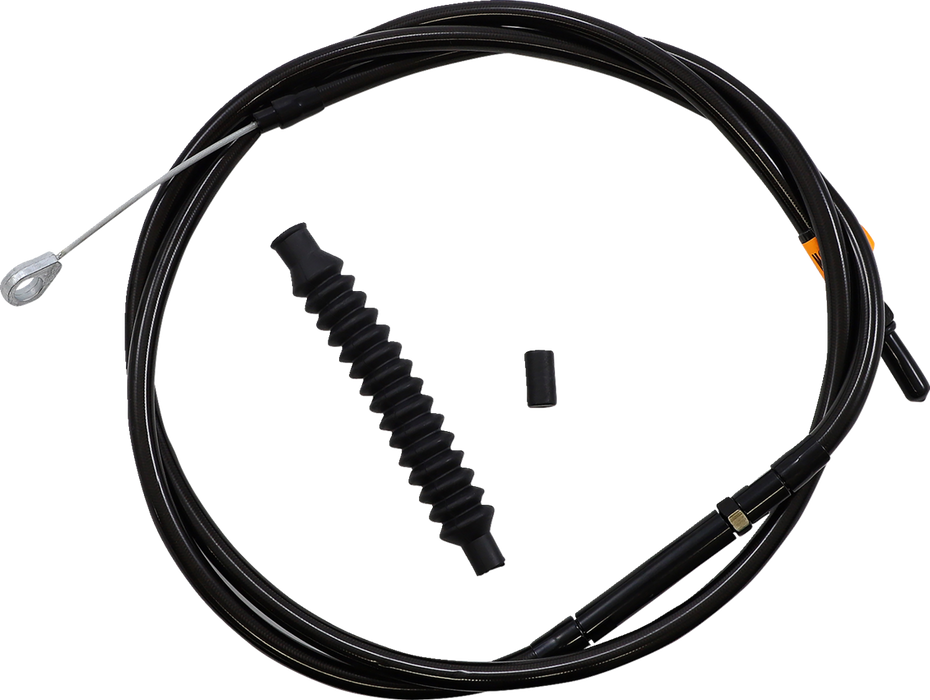 LA CHOPPERS Clutch Cable - 15" - 17" Ape Hanger Handlebars - Midnight LA-8010C16M