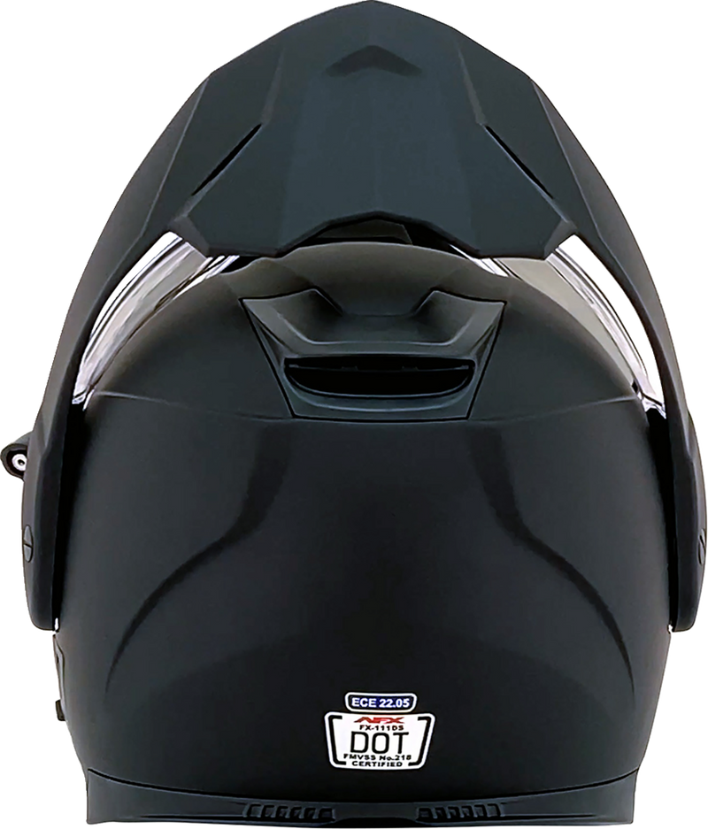 AFX FX-111DS Snow Motorcycle Helmet - Electric - Matte Black - 2XL 0120-0803